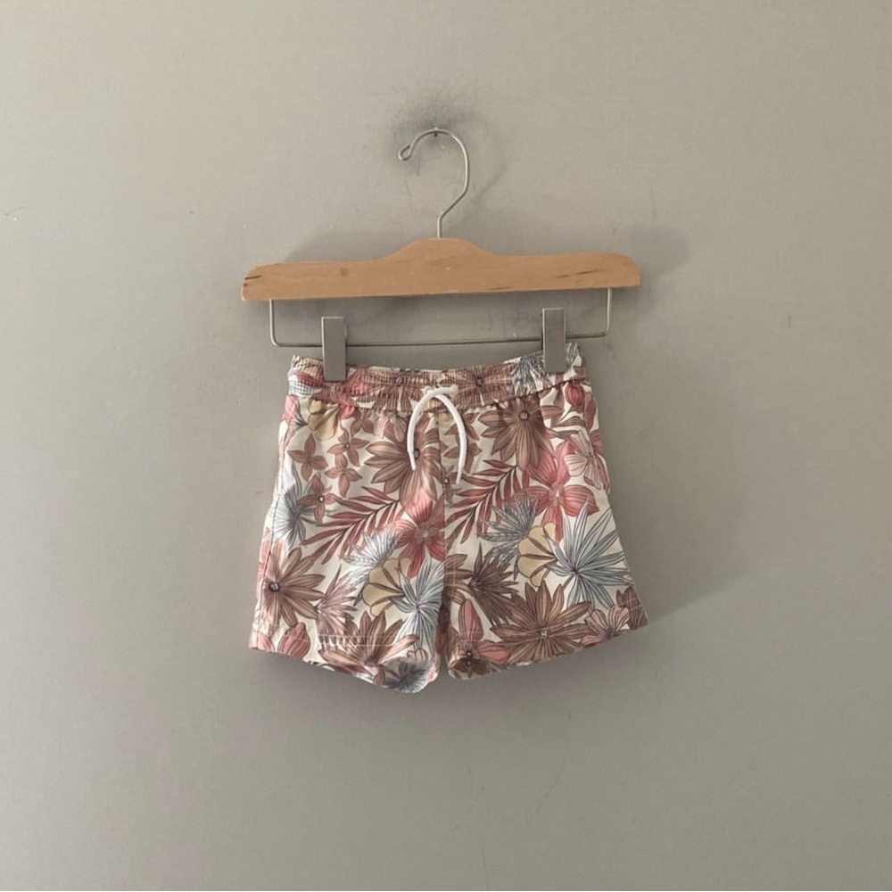 $21 ADD ON swim trunks janie and jack Jamie Kay Tropical Shorts 12-18M H&M Kate